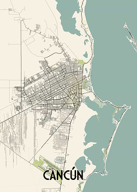 Cancun City Map