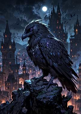 Arcane Raven: Watcher of the Gothic City