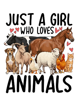 Girl Loves Animals