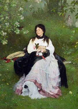 A Spring Fairytale by Gabriel von Max