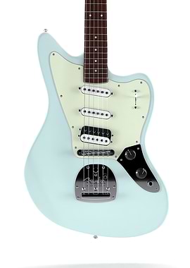 Fender Jaguar Blue Electric Guitar