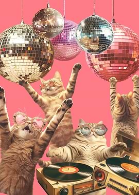 Disco Cats Party