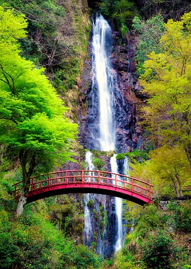 Red Bridge Waterfall