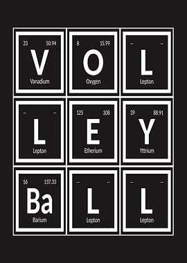 Volleyball Periodic Table