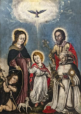Holy Family Painting