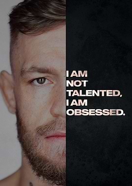 Conor McGregor Quote Poster
