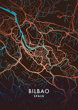 Bilbao City Map