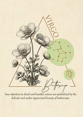 Virgo Zodiac Buttercup