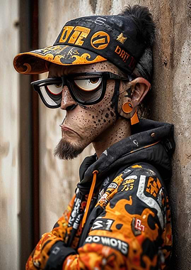 Cartoon Style Hoodie