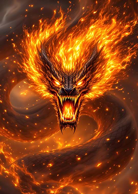 Dragon Head Flame