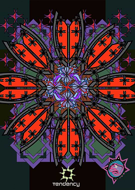 Abstract Floral Mandala