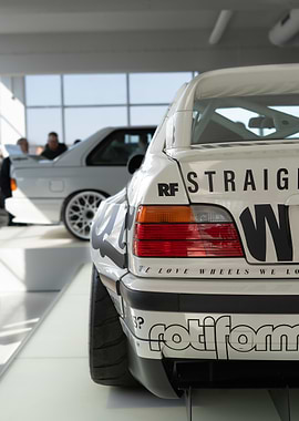 White BMW E36 by JP Performance