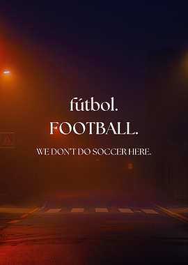 Classic Football Poster