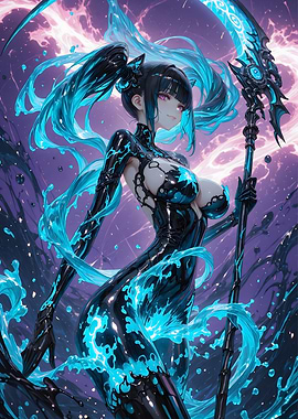 Anime Girl with Scythe