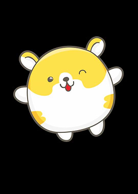 Cute Winking Hamster