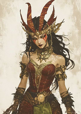 Tribal Warrior Woman