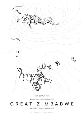 Great Zimbabwe Map