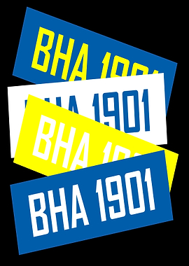 BHA 1901 Logo Stickers