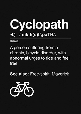 Cyclopath Definition - Bicycle Cyclist bike trail outdoor cycling