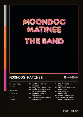 Moondog Matinee (1973) Album by The Band