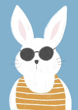 Summer bunny vintage