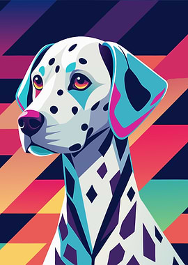 Dalmatian Pop Art