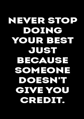 Motivational Quote Poster