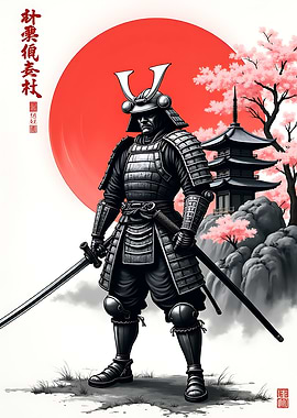 Samurai Warrior Art Print