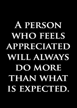 Appreciation Motivational Quote