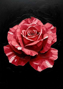 Red Rose Painting