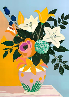 Floral Still Life Painting