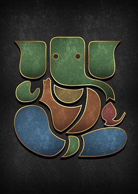 Lord Ganesh Deity Art