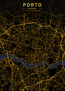 Porto Golden City Map