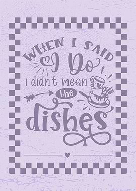 Funny Wedding Kitchen Sign