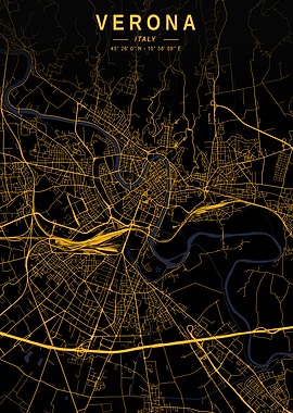 Golden Verona City Map