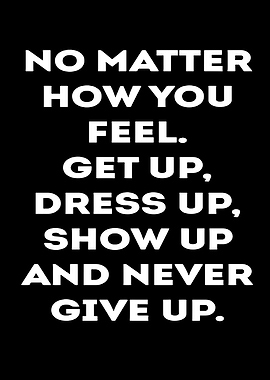 Motivational Quote Poster