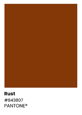 Pantone Rust Color