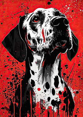 Dalmatian Dog Art