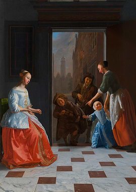 Dutch Interior with Figures