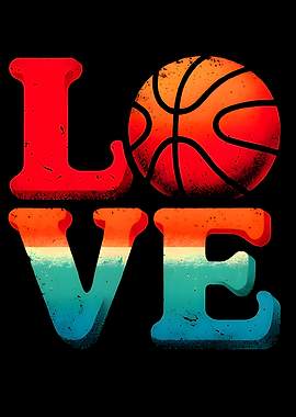 Love Basketball Graphic