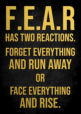 Fear Reactions Quote
