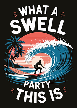 Surf Party Graphic