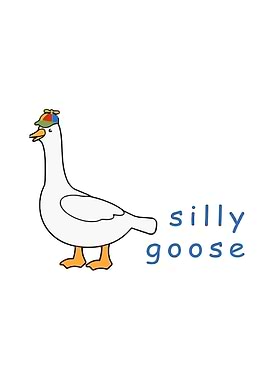 Silly Goose Illustration
