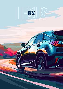 Lexus RX SUV on Road
