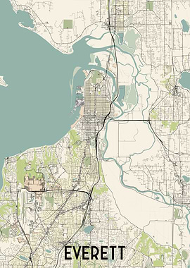 Everett City Map