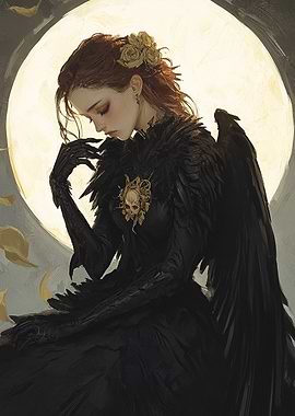Raven Winged Woman