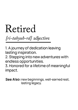 Retired Definition