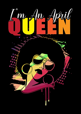 April Queen Afro Black