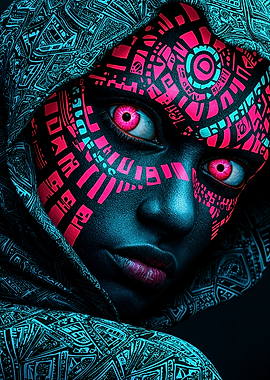 Cybernetic Face Art