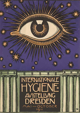 Hygiene Exhibition Poster Franz von Stuck